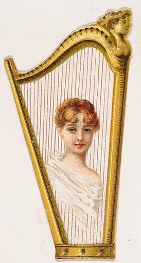 Harp, from the Novelties series (N228, Type 3) issued by Kinney Bros.