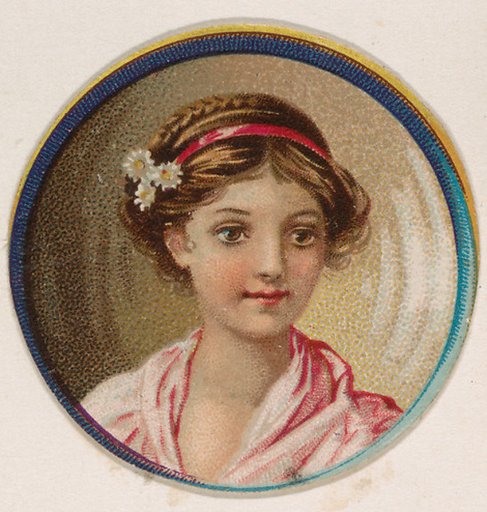 Plate, from the Novelties series (N228, Type 3) issued by Kinney Bros.