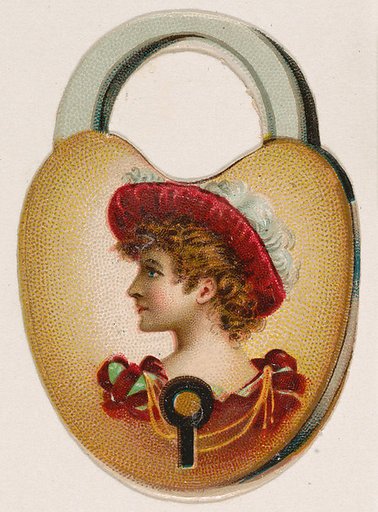 Padlock, from the Novelties series (N228, Type 4) issued by Kinney Bros.