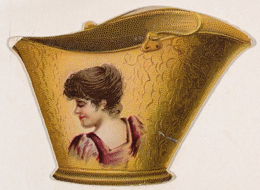Coal bucket, from the Novelties series (N228, Type 3) issued by Kinney Bros.