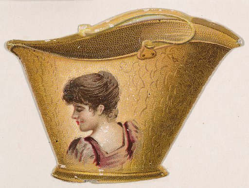 Coal bucket, from the Novelties series (N228, Type 4) issued by Kinney Bros.