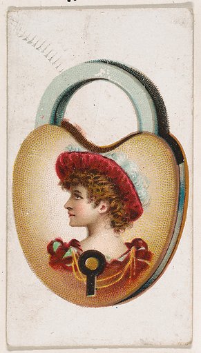 Padlock, from the Novelties series (N228, Type 5) issued by Kinney Bros.