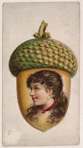 Acorn, from the Novelties series (N228, Type 5) issued by Kinney Bros.