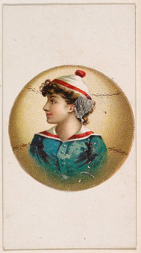 Baseball, from the Novelties series (N228, Type 5) issued by Kinney Bros.