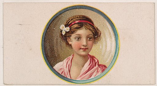Plate, from the Novelties series (N228, Type 5) issued by Kinney Bros.