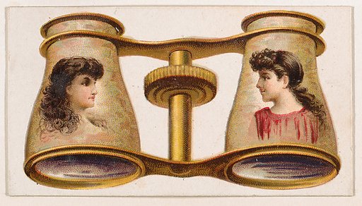 Opera glasses, from the Novelties series (N228, Type 5) issued by Kinney Bros.