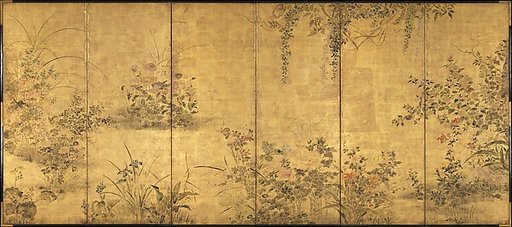 Flowering Plants and Vegetables of the Four Seasons