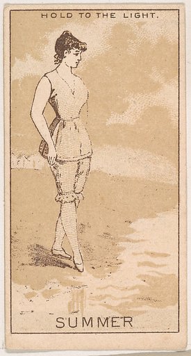 Summer, from the Magic Changing Cards series (N223) issued by Kinney Tobacco Company