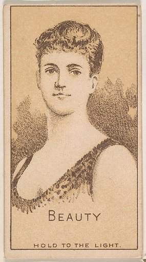 Beauty, from the Magic Changing Cards series (N223) issued by Kinney Tobacco Company