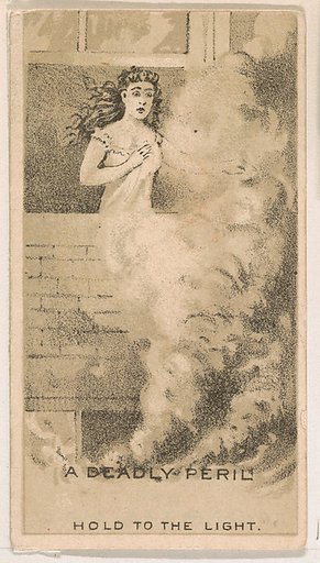 A Deadly Peril, from the Magic Changing Cards series (N223) issued by Kinney Tobacco Company