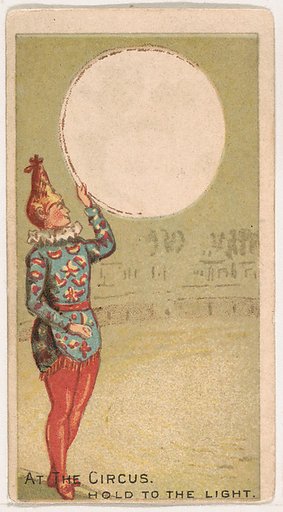 At the Circus, from the Magic Changing Cards series (N223) issued by Kinney Tobacco Company