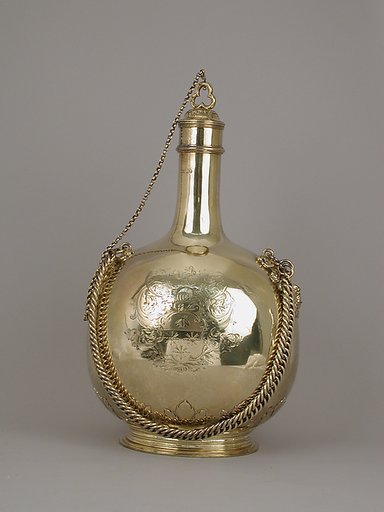 Pilgrim bottle (one of a pair)