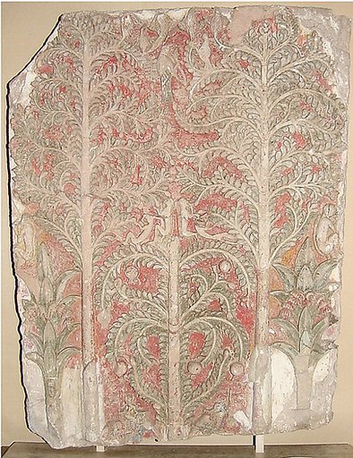 Relief with Inhabited Trees
