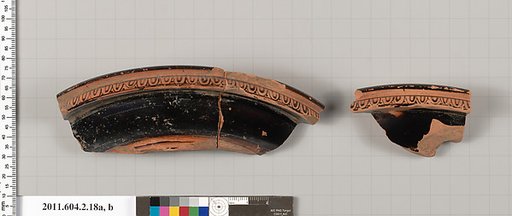 Terracotta fragments of a neck-amphora (jar)