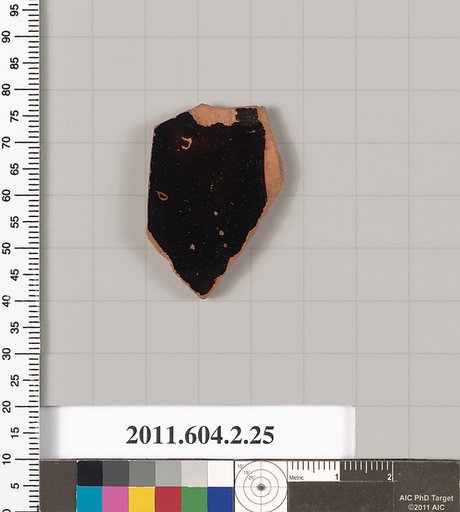 Terracotta fragment of a psykter (vase for cooling wine)
