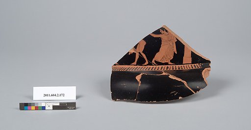 Terracotta fragment of a volute-krater (bowl for mixing wine and water)