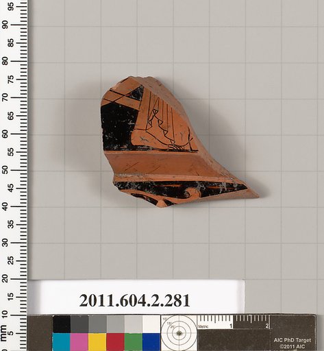 Terracotta fragment of a volute-krater (bowl for mixing wine and water)