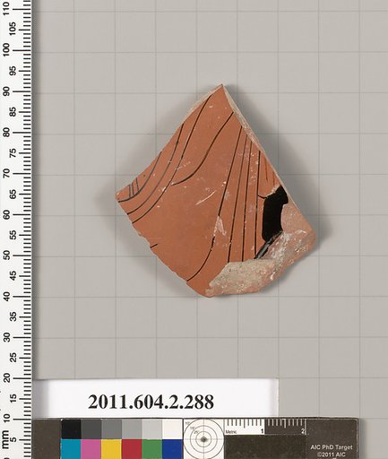 Terracotta fragment of a column-krater? (bowl for mixing wine and water)