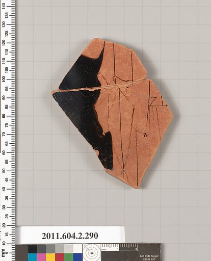 Terracotta fragment of a column-krater (bowl for mixing wine and water)