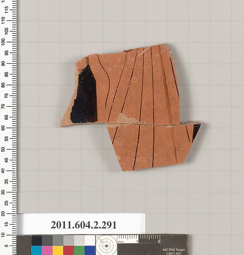 Terracotta fragment of a column-krater (bowl for mixing wine and water)
