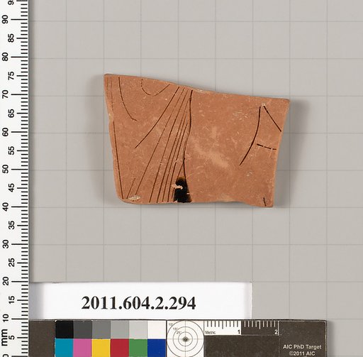 Terracotta fragment of a column-krater (bowl for mixing wine and water)