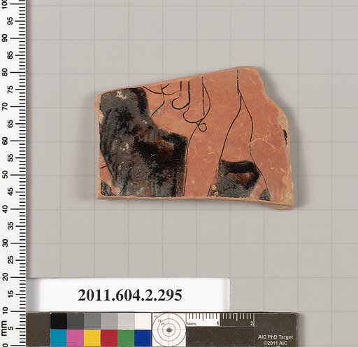 Terracotta fragment of a column-krater (bowl for mixing wine and water)