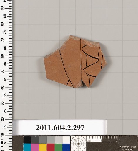 Terracotta fragment of a column-krater (bowl for mixing wine and water)