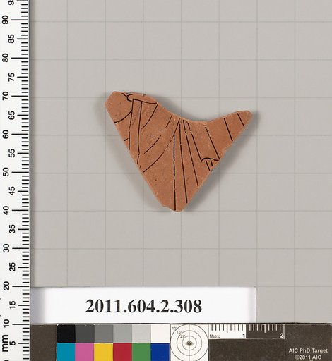 Terracotta fragment of a column-krater (bowl for mixing wine and water)