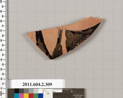 Terracotta fragment of a column-krater (bowl for mixing wine and water)