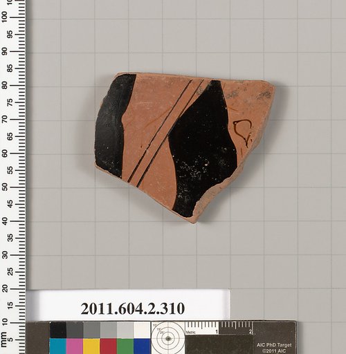 Terracotta fragment of a column-krater (bowl for mixing wine and water)