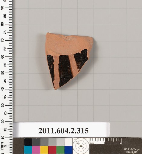 Terracotta fragment of a column-krater (bowl for mixing wine and water)
