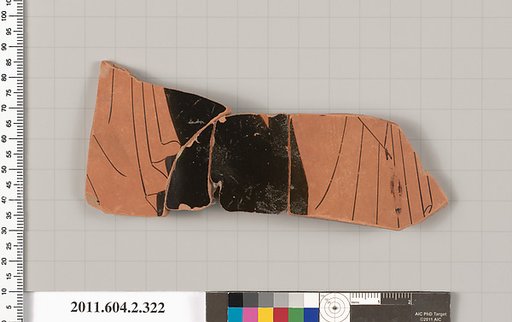 Terracotta fragment of a column-krater (bowl for mixing wine and water)