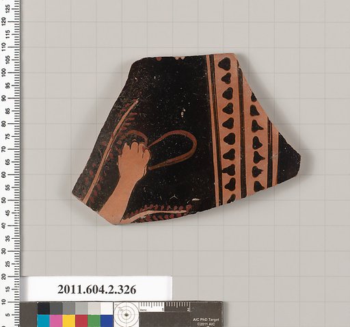 Terracotta fragment of a column-krater (bowl for mixing wine and water)