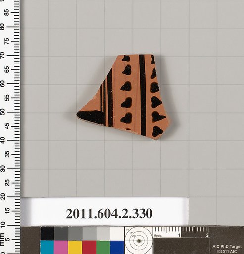 Terracotta fragment of a column-krater (bowl for mixing wine and water)
