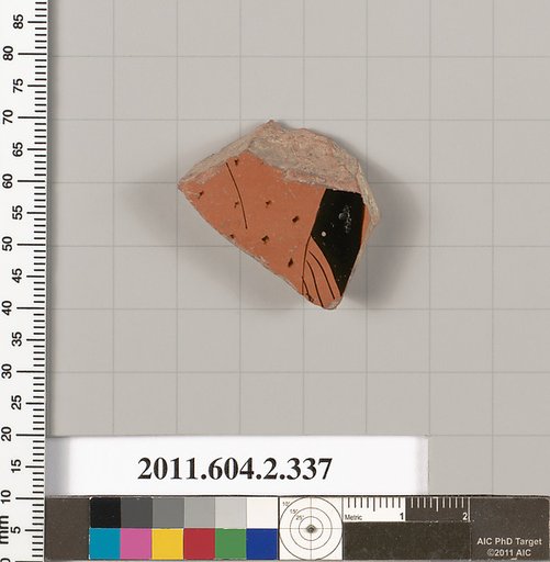 Terracotta fragment of a column-krater (bowl for mixing wine and water)