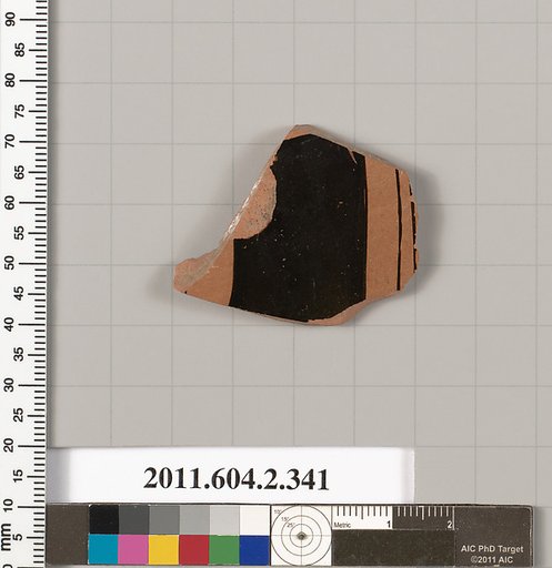Terracotta fragment of a column-krater (bowl for mixing wine and water)