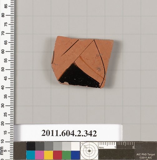 Terracotta fragment of a column-krater (bowl for mixing wine and water)