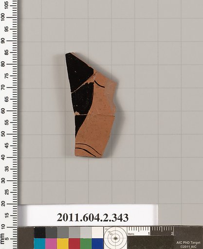 Terracotta fragment of a column-krater (bowl for mixing wine and water)