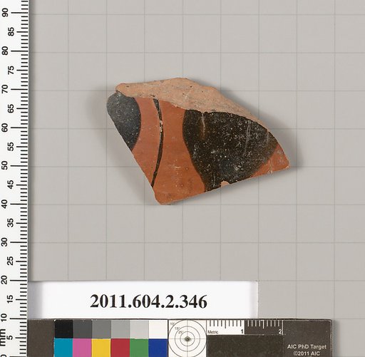 Terracotta fragment of a column-krater (bowl for mixing wine and water)