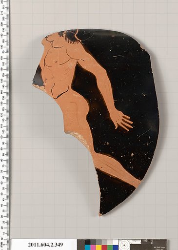 Terracotta fragment of a column-krater (bowl for mixing wine and water)