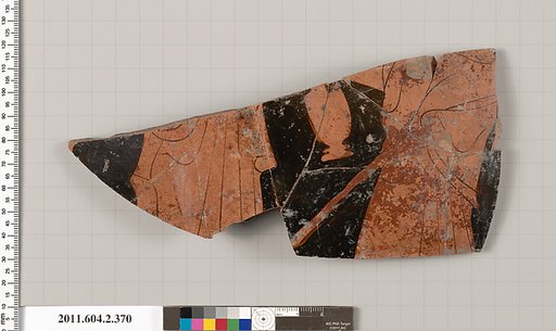 Terracotta fragment of a column-krater (bowl for mixing wine and water)