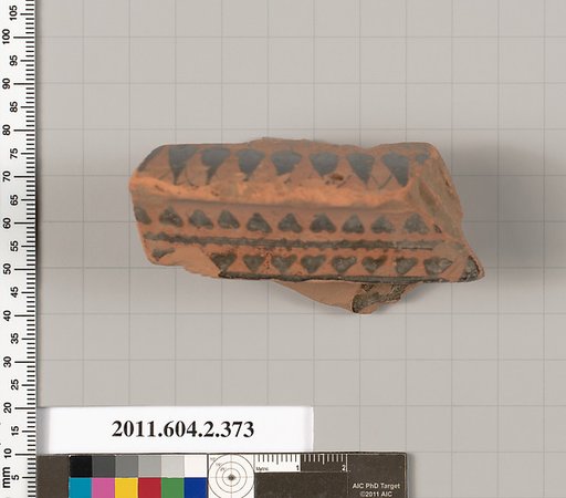 Terracotta fragment of a column-krater (bowl for mixing wine and water)