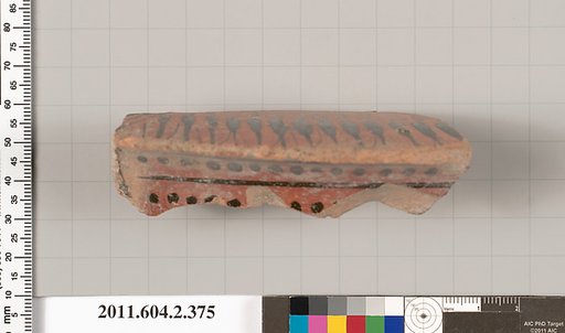 Terracotta fragment of a column-krater (bowl for mixing wine and water)