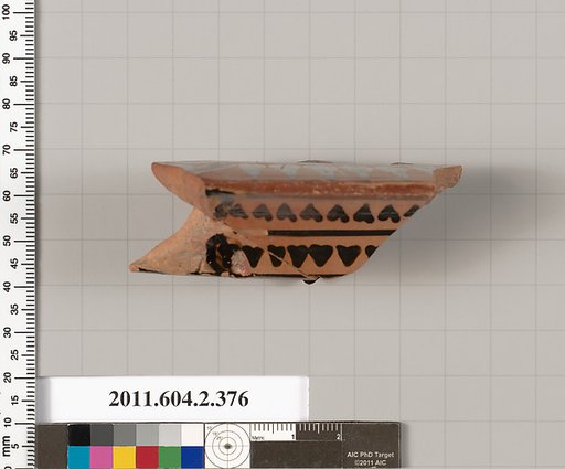 Terracotta fragment of a column-krater (bowl for mixing wine and water)