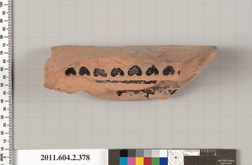 Terracotta fragment of a column-krater (bowl for mixing wine and water)