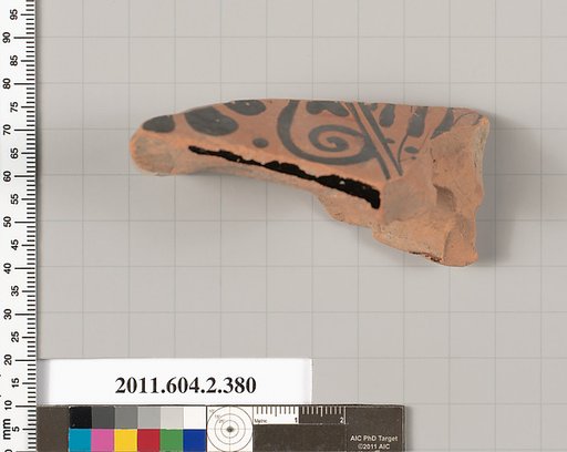 Terracotta fragment of a column-krater (bowl for mixing wine and water)