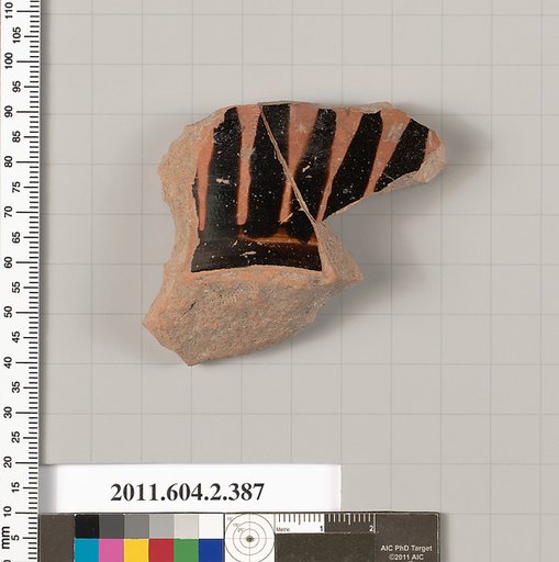 Terracotta fragment of a column-krater (bowl for mixing wine and water)