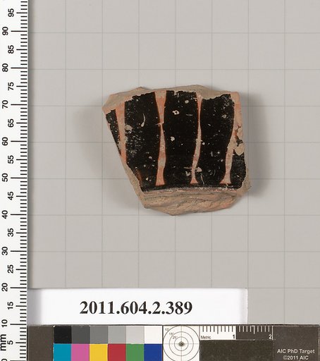 Terracotta fragment of a column-krater (bowl for mixing wine and water)