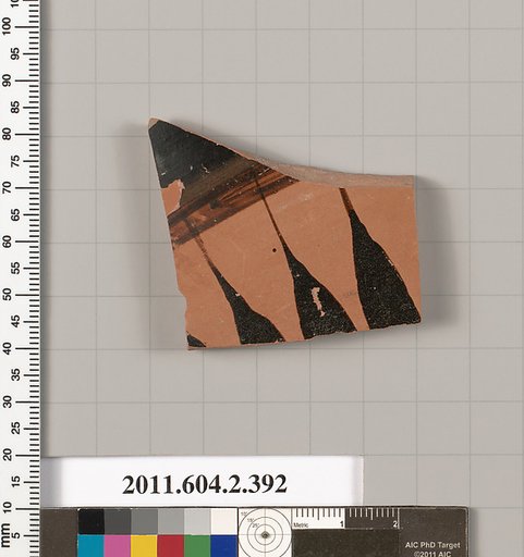 Terracotta fragment of a column-krater (bowl for mixing wine and water)