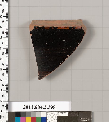 Terracotta fragment of a column-krater (bowl for mixing wine and water)